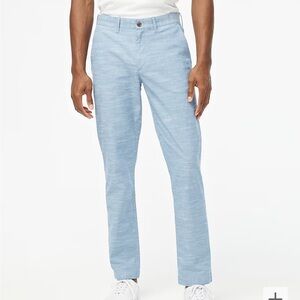 NWT J.Crew Men’s Chambray Slim Fit Pants 38/32